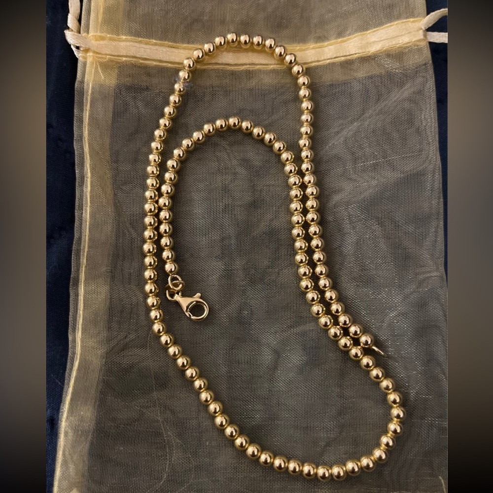 EUC gold plated necklace
